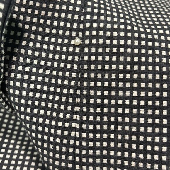 pearl by Lela Rose Sleeveless Checked Double Breasted Sheath Dress Sz 6 - Picture 12 of 15